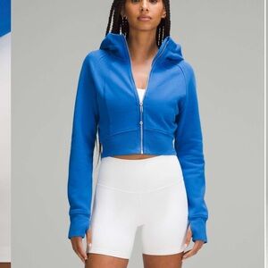 Lululemon Scuba Full-Zip Cropped Hoodie Size 6